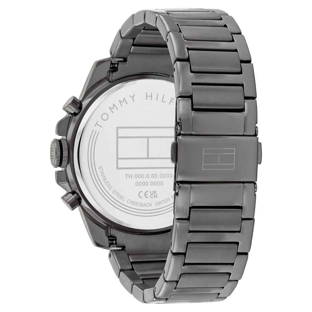 Montre Tommy Hilfiger Grey Steel Navy Dial Multi-function