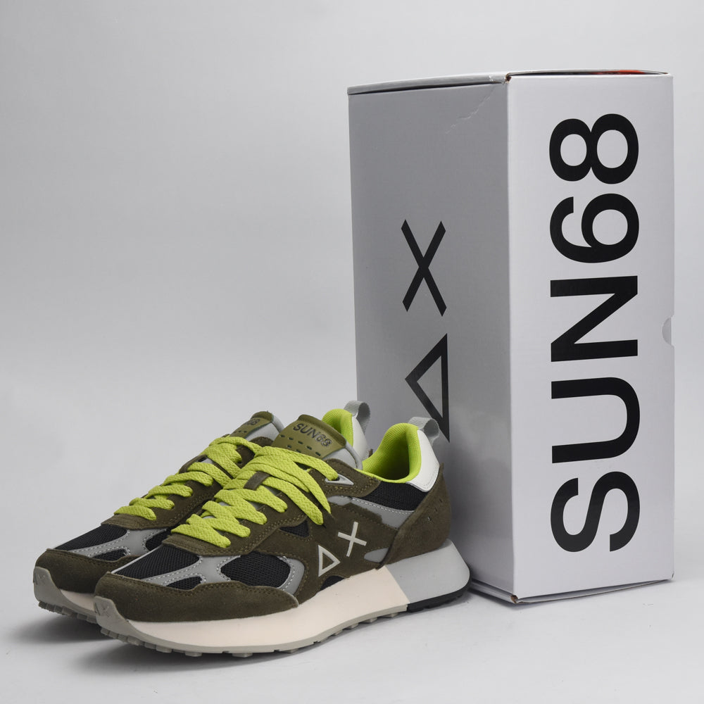 BASKET SUN68-JAKI-OUTDOOR-19-MILITAIRE