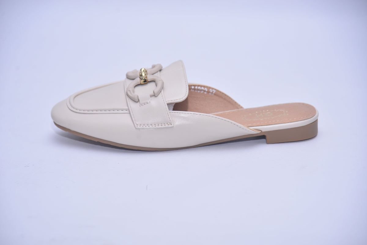 MULE BALLERINE A-1893 CREME