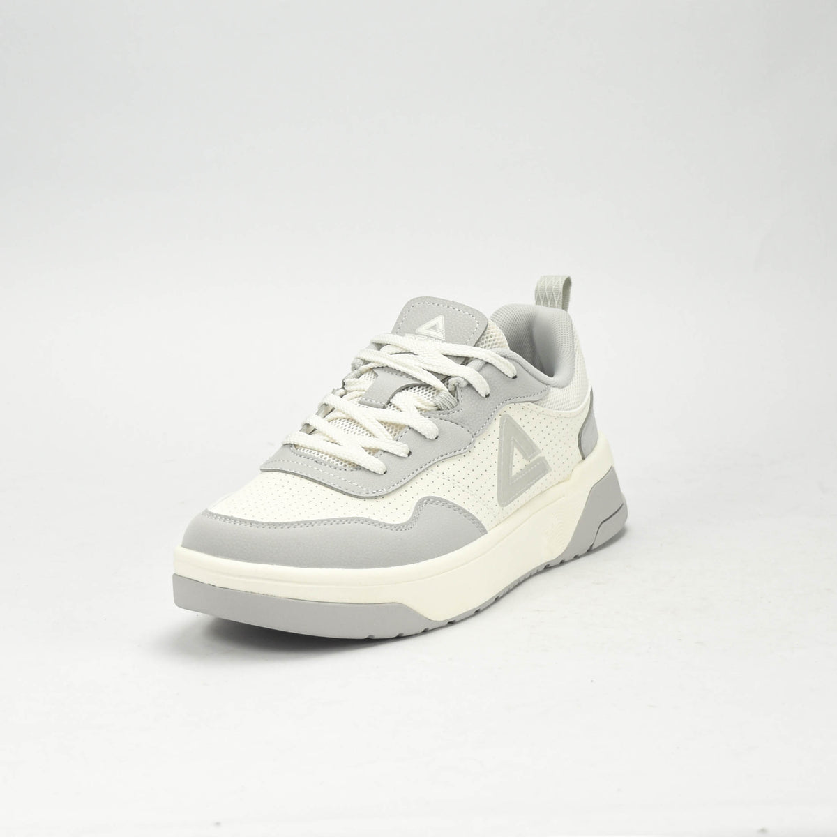 PEAK SPORTS SHOES-WHITE/GREY