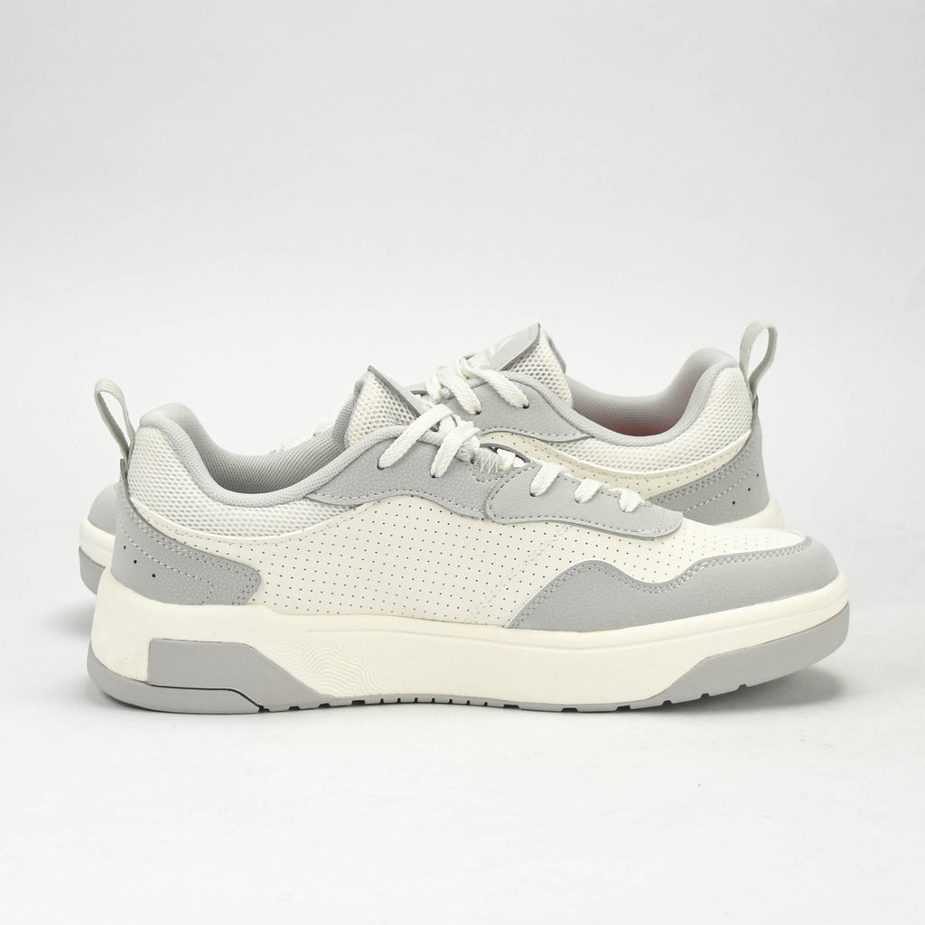 PEAK SPORTS SHOES-WHITE/GREY