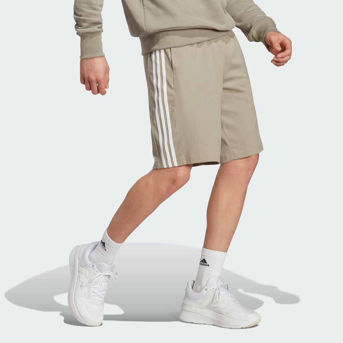 Essentials Single Jersey 3-Stripes Shorts