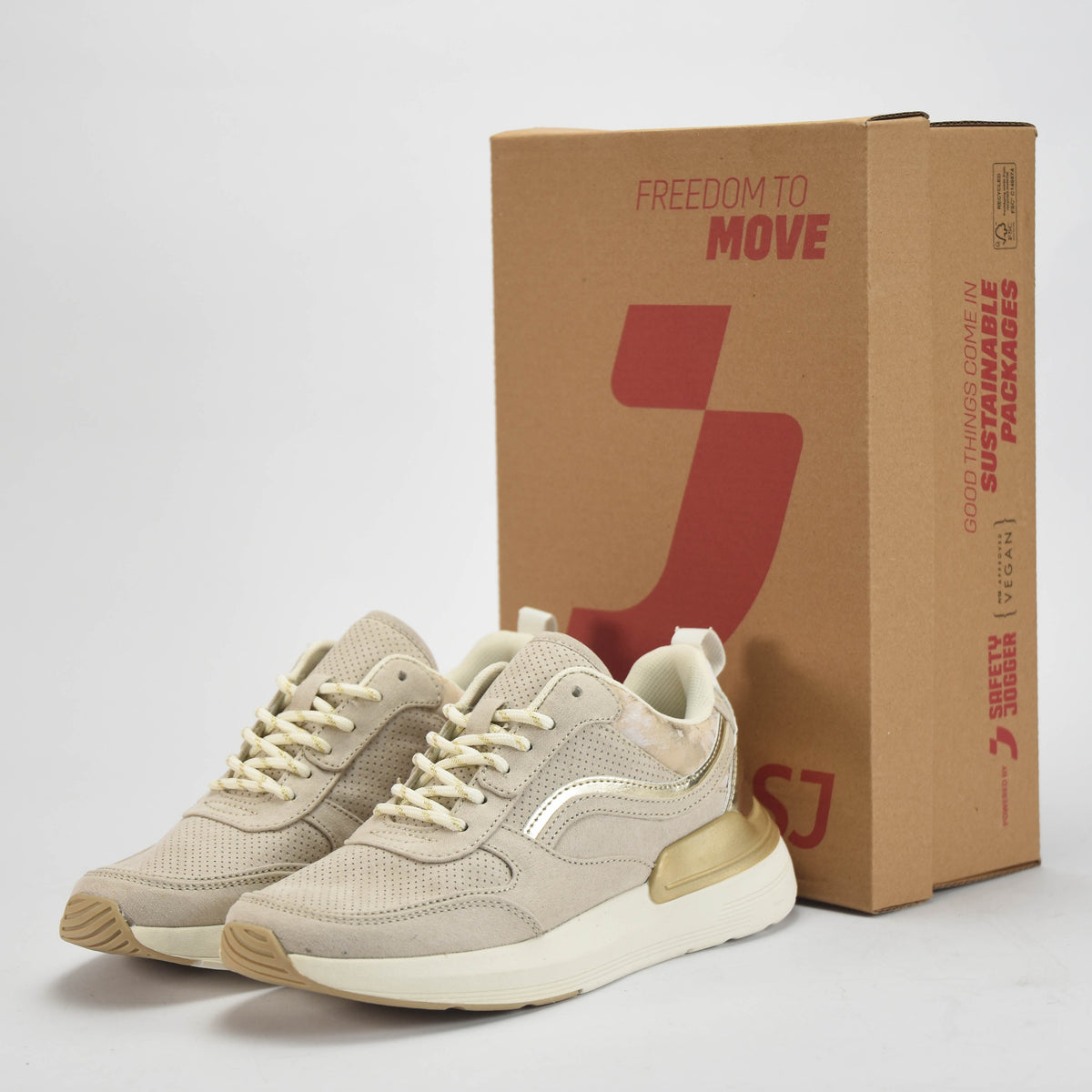 SAFETY JOGGER SHOES 589803BEI-WHT