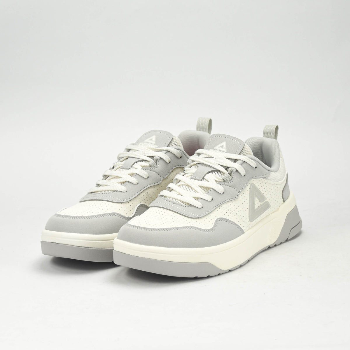 PEAK SPORTS SHOES-WHITE/GREY