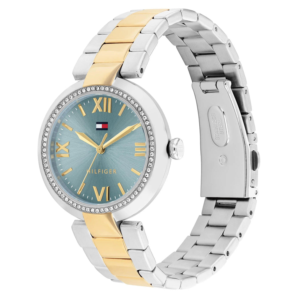 Montre Tommy Hilfiger Two-Tone Steel Light Blue Dial