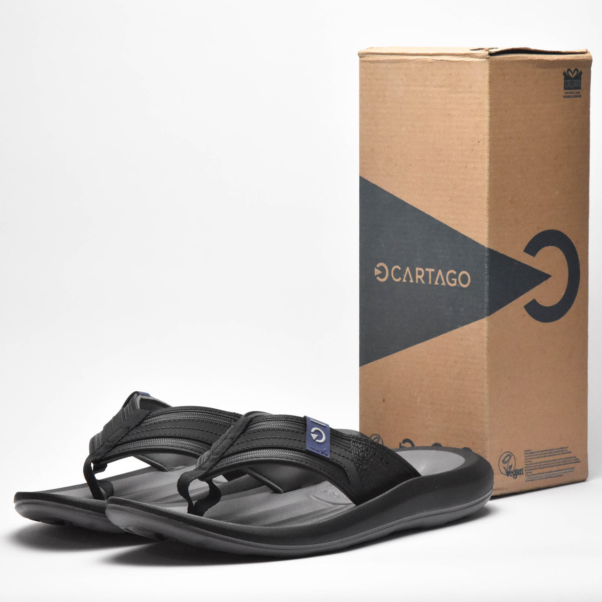 CARTAGO LUXEMBURGO THONG AD GREY/BLACK/GREY