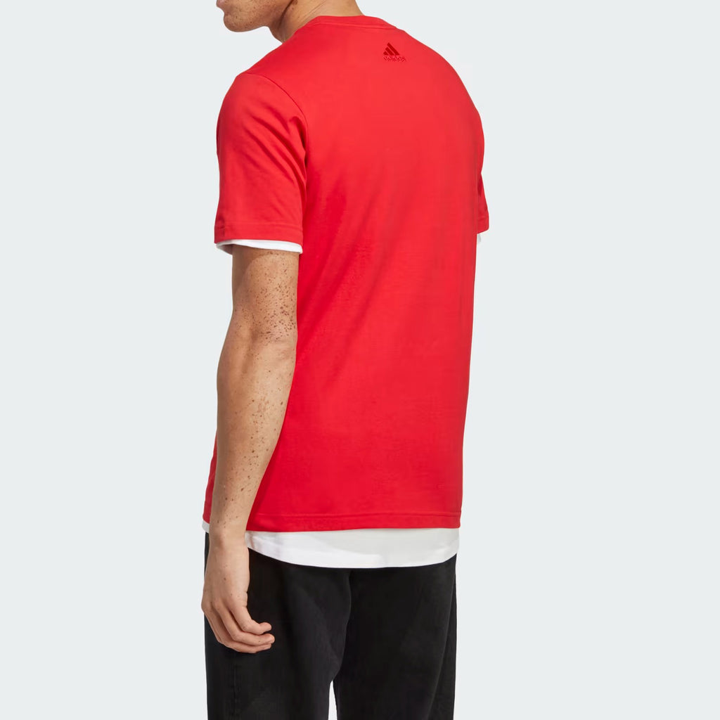 ADIDAS Essentials Single Jersey Linear Embroidered Logo Tee