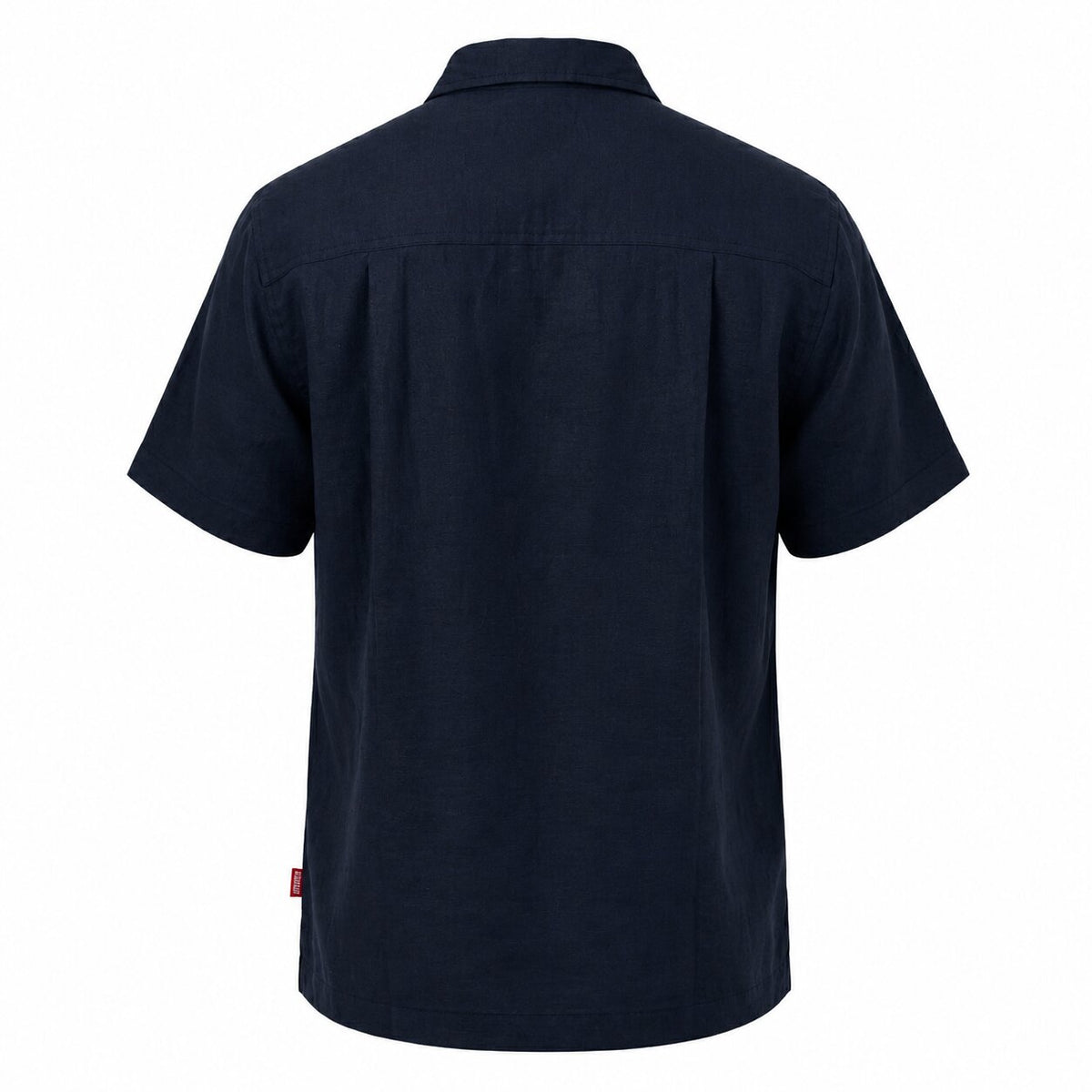 Départ Homme Chemise en Lin Blue