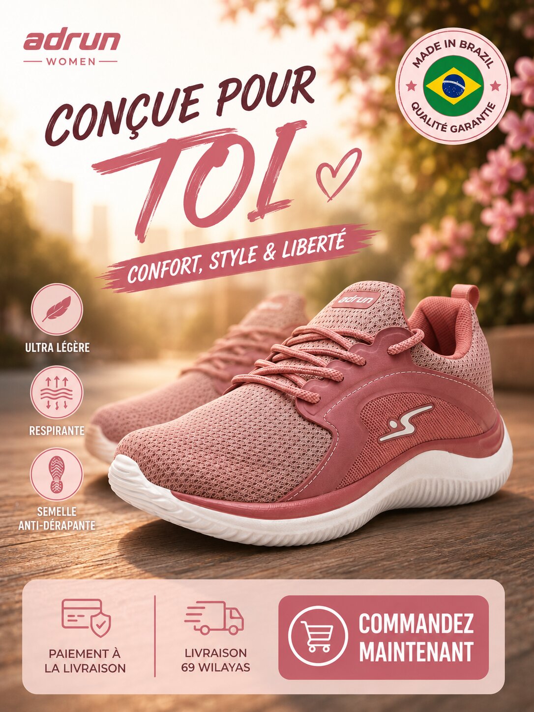 Adrun Baskets Femme