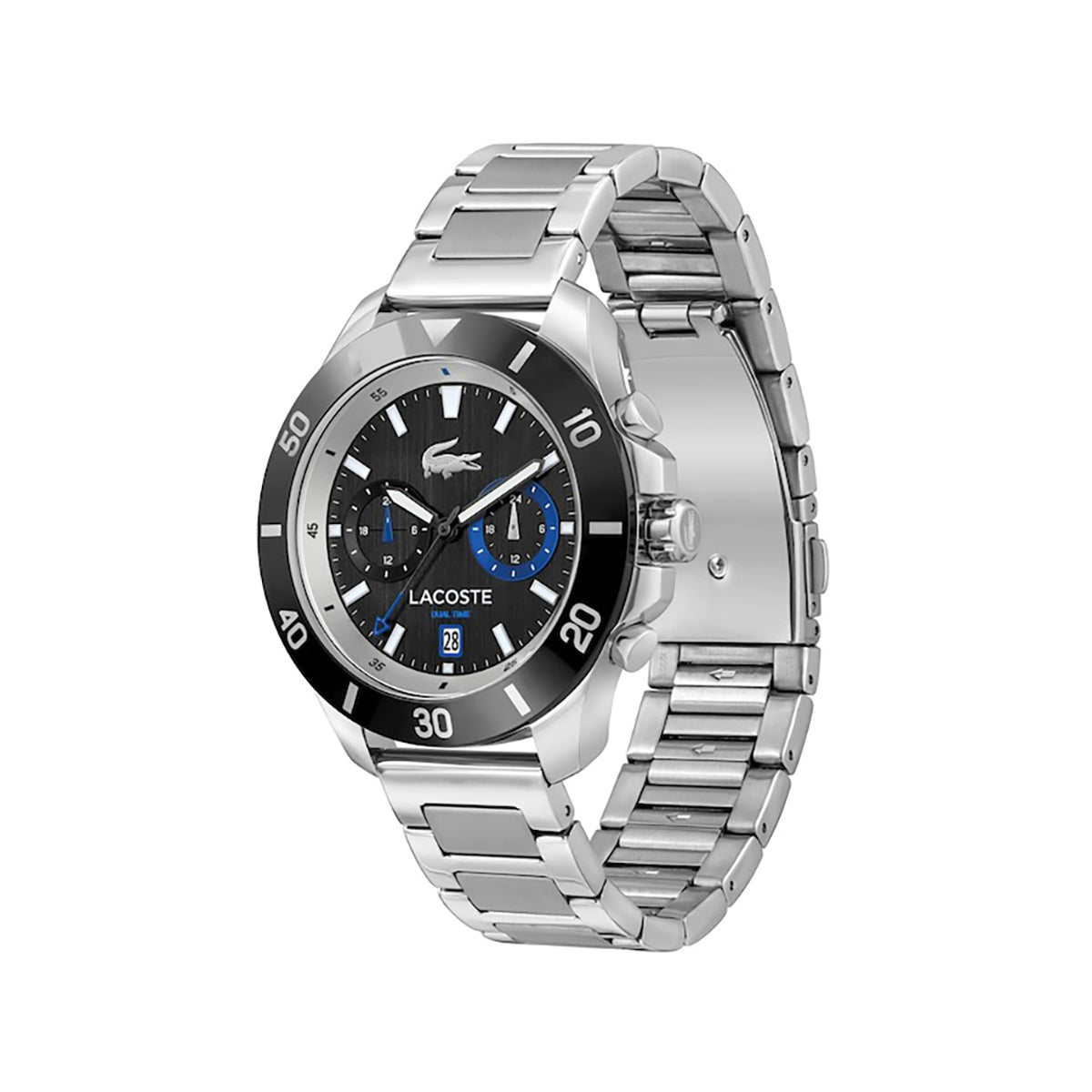 MONTRE Lacoste Stainless Steel Black Dial Multi-function Men\'s Watch