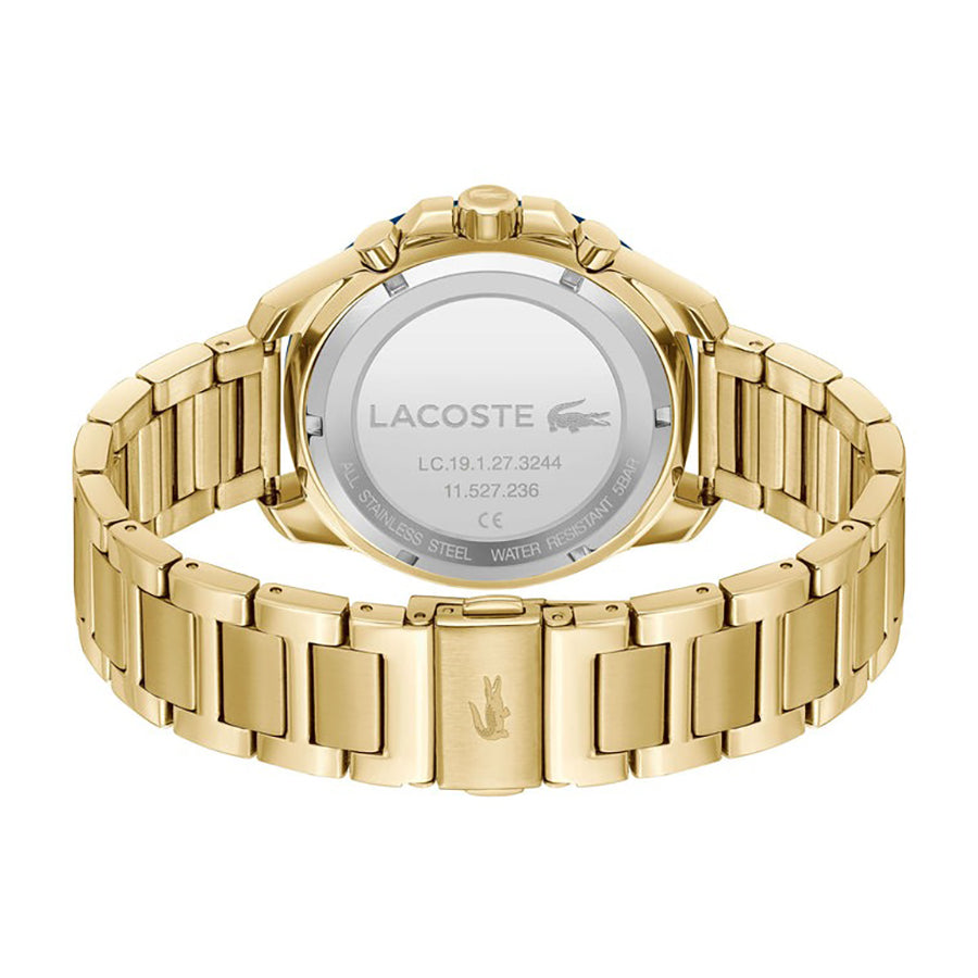 MONTRE Lacoste Gold Steel Navy Dial Multi-function Men\'s Watch